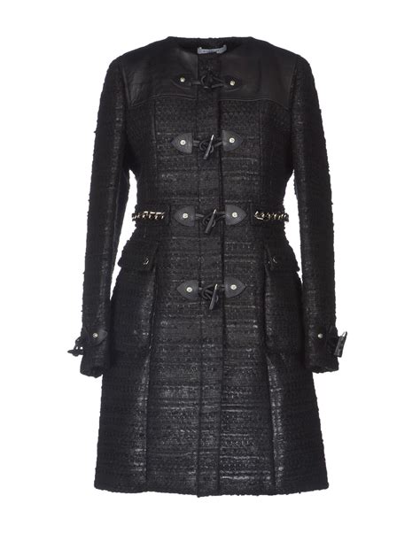 givenchy black caplet coat|givenchy coat sale.